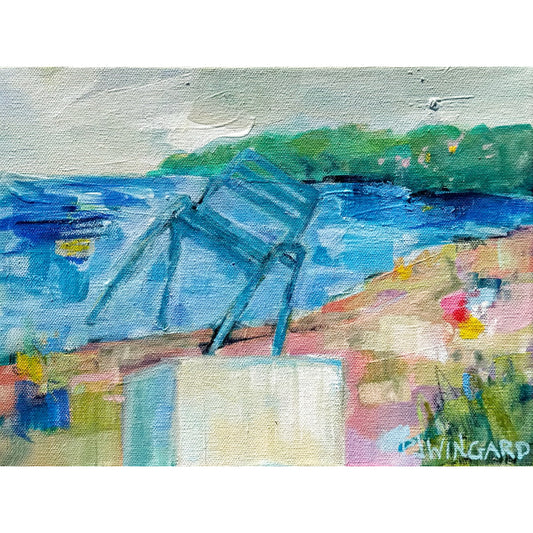 Azure | Abstract Coastal Painting