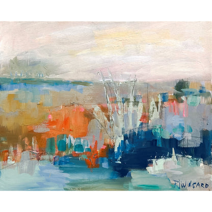 Coastal View | Abstract Coastal Painting