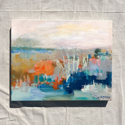 Coastal View | Abstract Coastal Painting