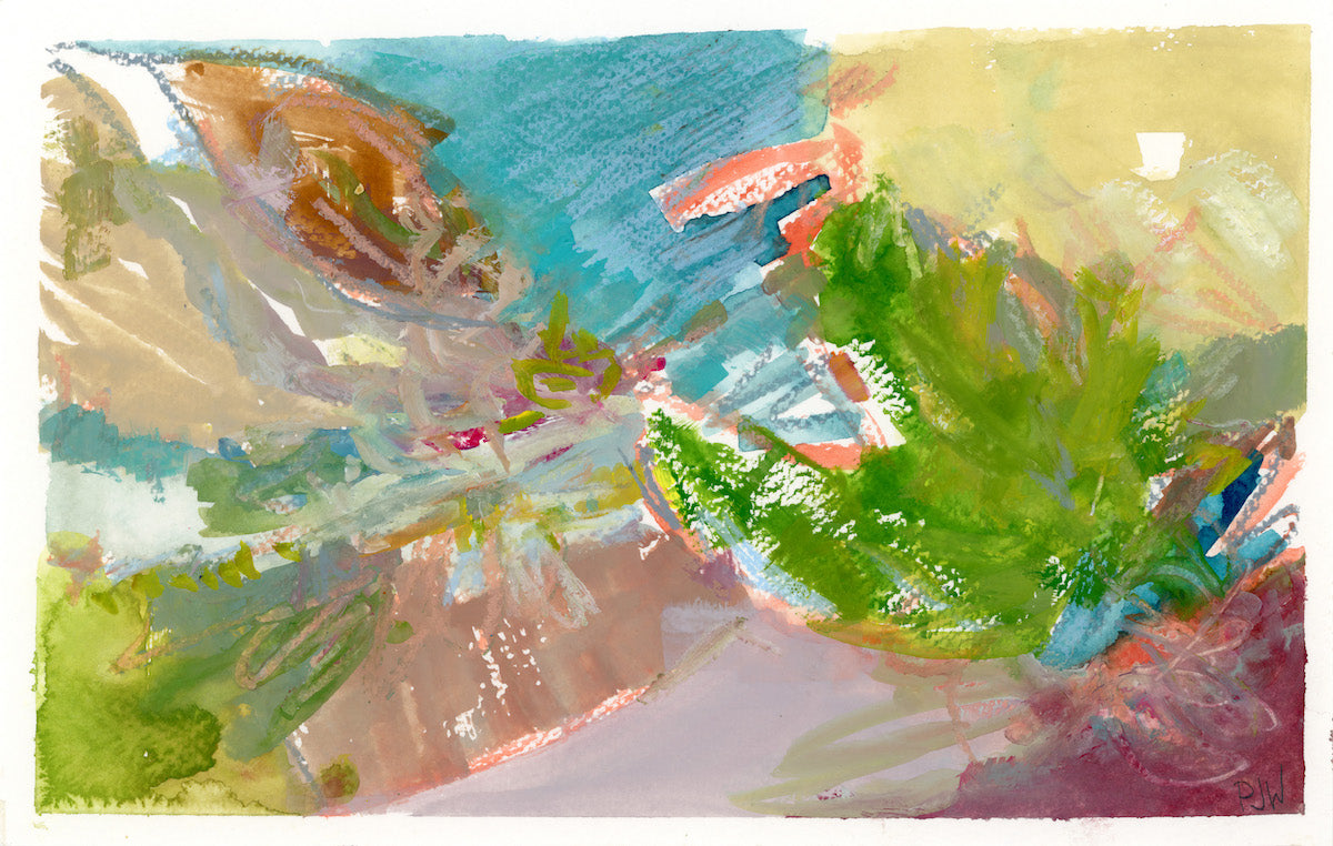 Football Saturday | Abstract Work on Paper