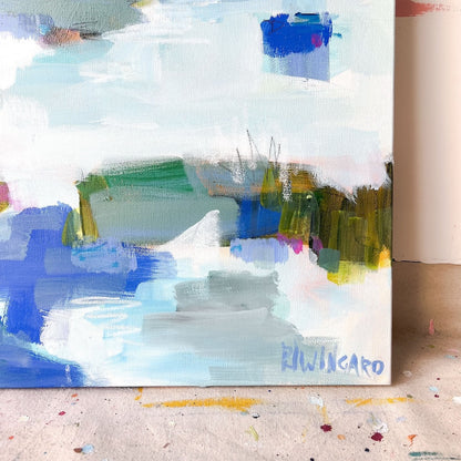 From Me to You | Abstract Coastal Painting