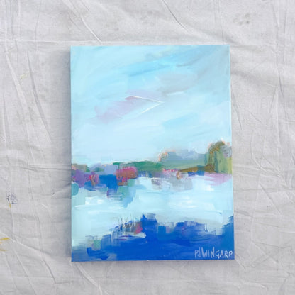 I Can't Stop Loving You | Abstract Coastal Painting