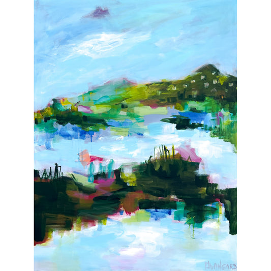 I Only Have Eyes for You | Abstract Coastal Painting