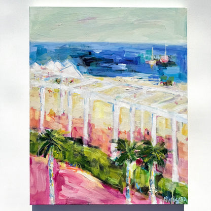 Promenade View | Abstract Coastal Painting