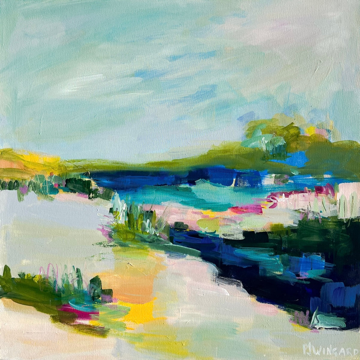 Take Five | Abstract Coastal Painting