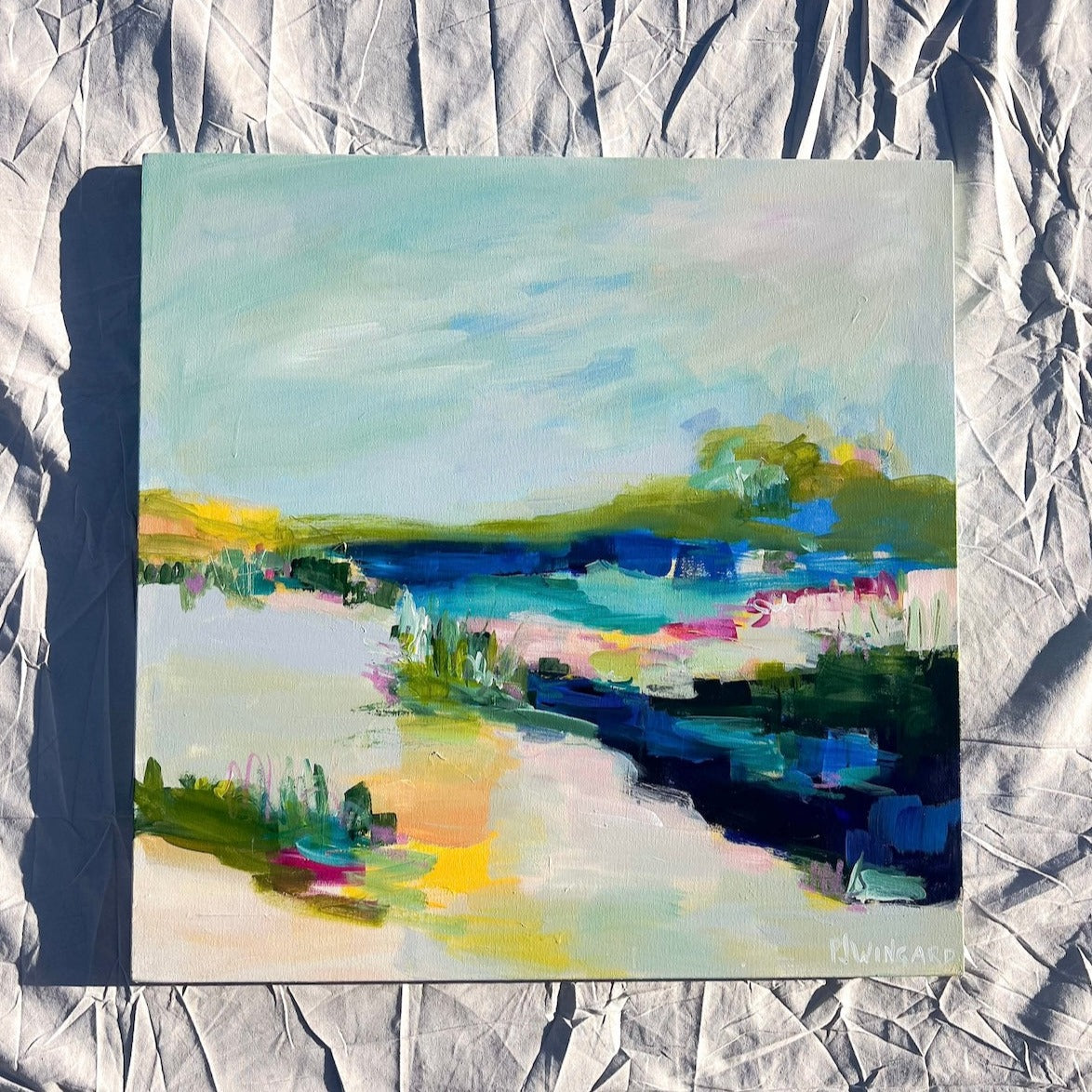 Take Five | Abstract Coastal Painting